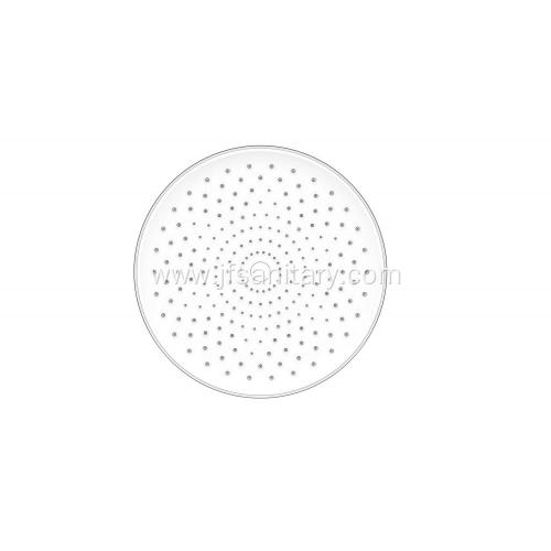 White Single Function ABS Overhead Shower Heads